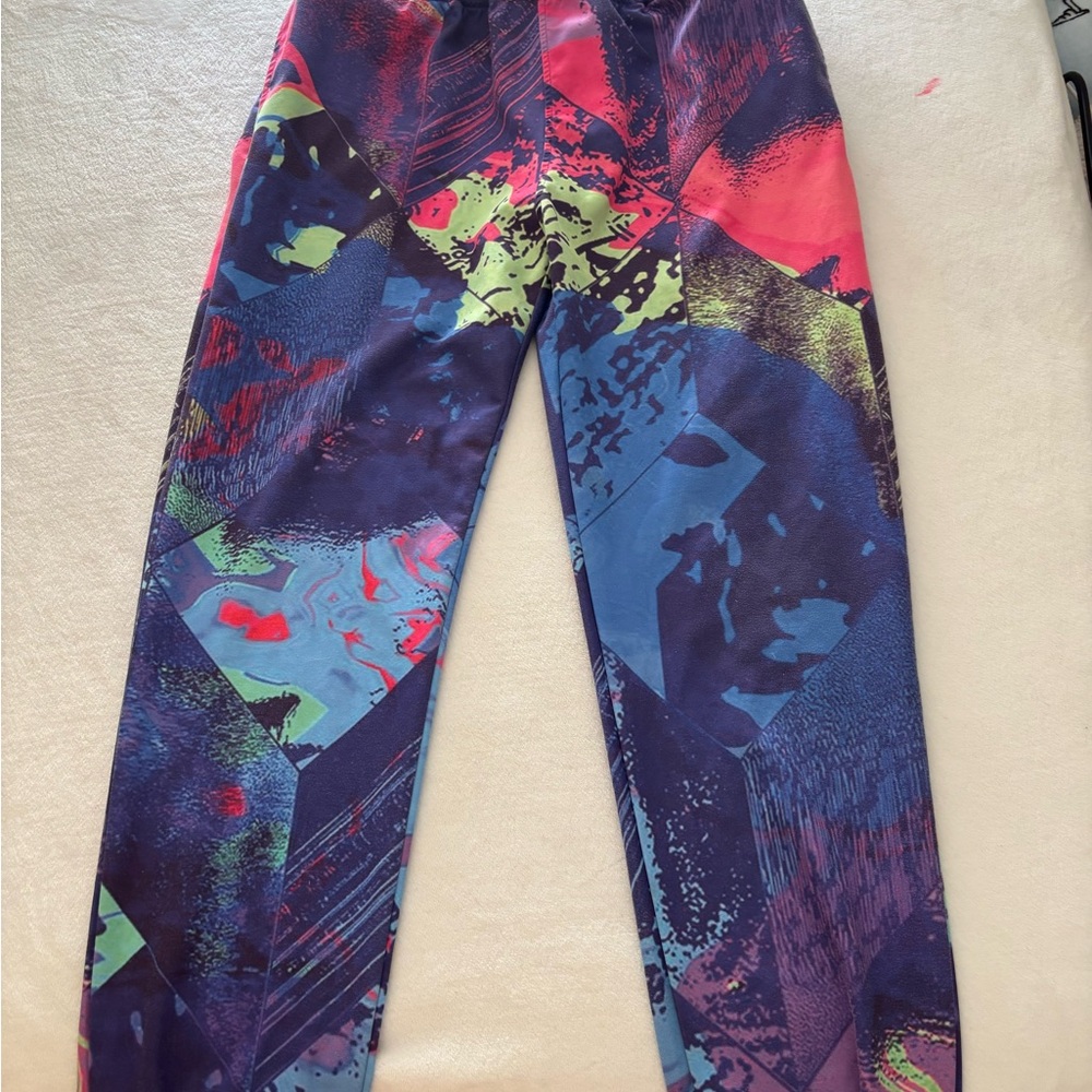Colorful Abstract Patterned Pants